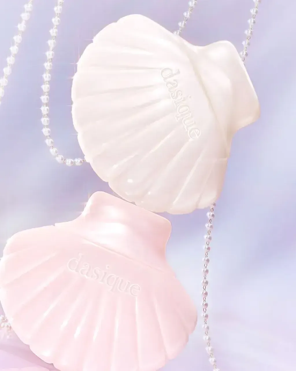JuzBeauty_JuzBeautyMalaysia_JuzPretty_Authentic_Kbeauty_Malaysia_Skin_Care_Cosmetics_K-beauty_Health_Care_korean_streetwear_DASIQUE Glowy Shell Base Mermaid Edition 人鱼公主光泽贝壳妆前乳1