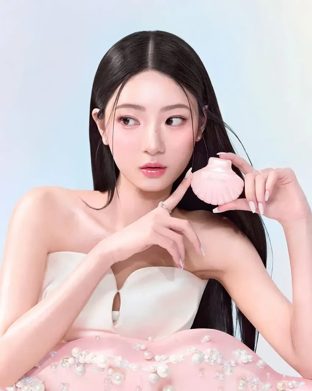 JuzBeauty_JuzBeautyMalaysia_JuzPretty_Authentic_Kbeauty_Malaysia_Skin_Care_Cosmetics_K-beauty_Health_Care_korean_streetwear_DASIQUE Glowy Shell Base Mermaid Edition 人鱼公主光泽贝壳妆前乳2