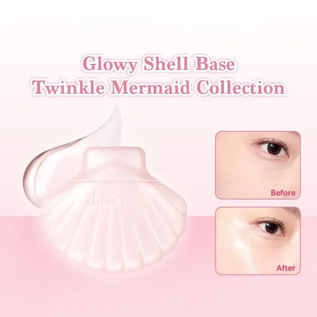 JuzBeauty_JuzBeautyMalaysia_JuzPretty_Authentic_Kbeauty_Malaysia_Skin_Care_Cosmetics_K-beauty_Health_Care_korean_streetwear_DASIQUE Glowy Shell Base Mermaid Edition 人鱼公主光泽贝壳妆前乳5