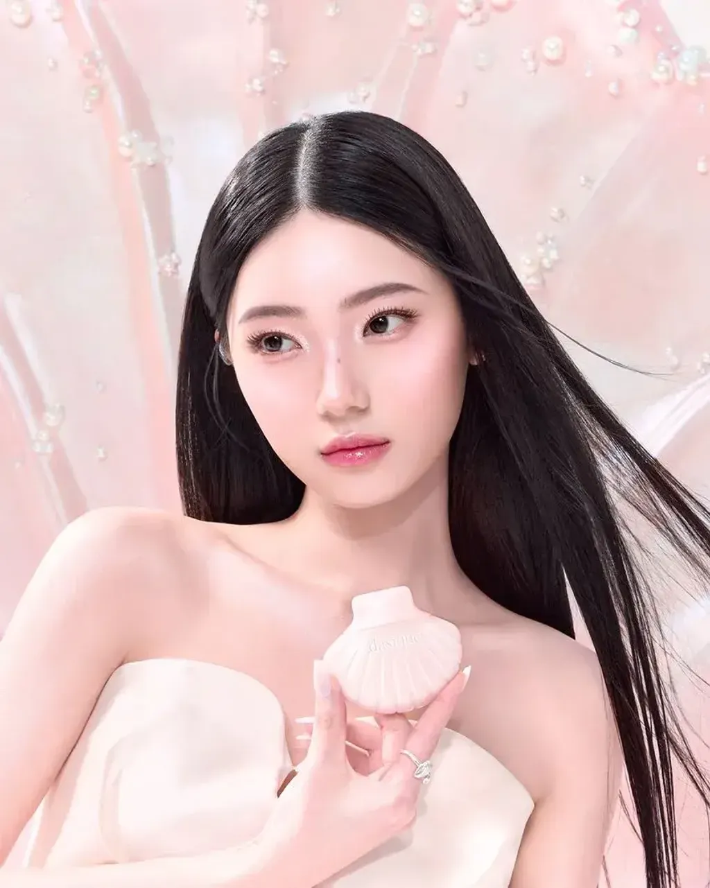 JuzBeauty_JuzBeautyMalaysia_JuzPretty_Authentic_Kbeauty_Malaysia_Skin_Care_Cosmetics_K-beauty_Health_Care_korean_streetwear_DASIQUE Glowy Shell Base Mermaid Edition 人鱼公主光泽贝壳妆前乳4