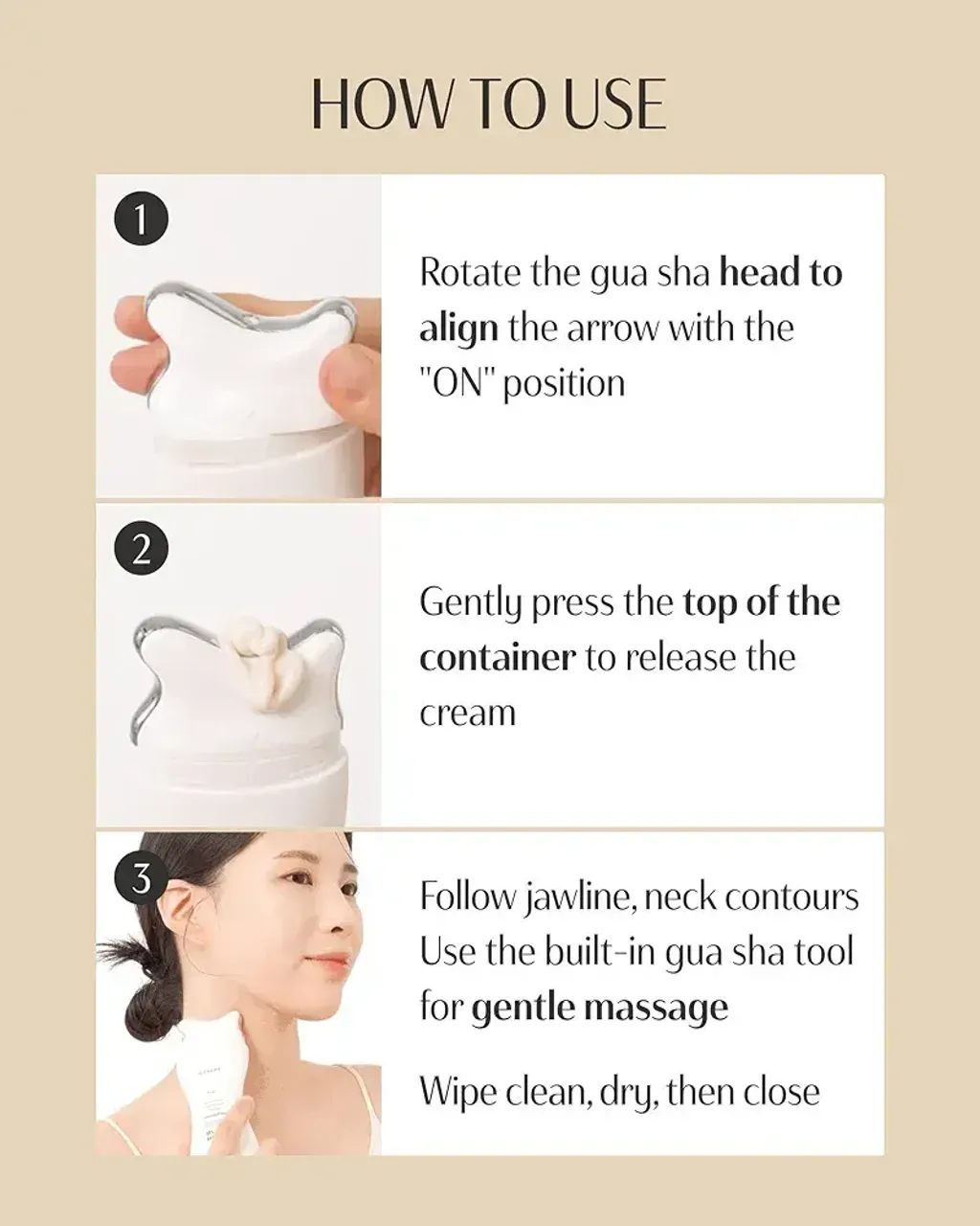 JuzBeauty_JuzBeautyMalaysia_JuzPretty_Authentic_Kbeauty_Malaysia_Skin_Care_Cosmetics_K-beauty_Health_Care_korean_streetwear_DR.PEPTI Peptide Volume Neck Cream 多肽丰盈按摩头一体式颈霜6