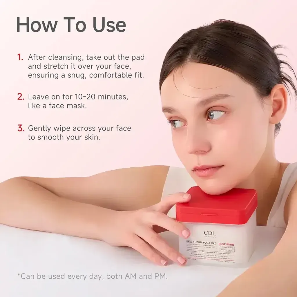 JuzBeauty_JuzBeautyMalaysia_JuzPretty_Authentic_Kbeauty_Malaysia_Skin_Care_Cosmetics_K-beauty_Health_Care_korean_streetwear_CDL Dewy PDRN Yoga-Pad PDRN爽肤棉片3