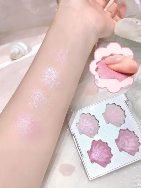 JuzBeauty_JuzBeautyMalaysia_JuzPretty_Authentic_Kbeauty_Malaysia_Skin_Care_Cosmetics_K-beauty_Health_Care_korean_streetwear_DASIQUE Shine Glowy Highlighter Palette 01 Twinkle Mermaid 人鱼贝壳高光13