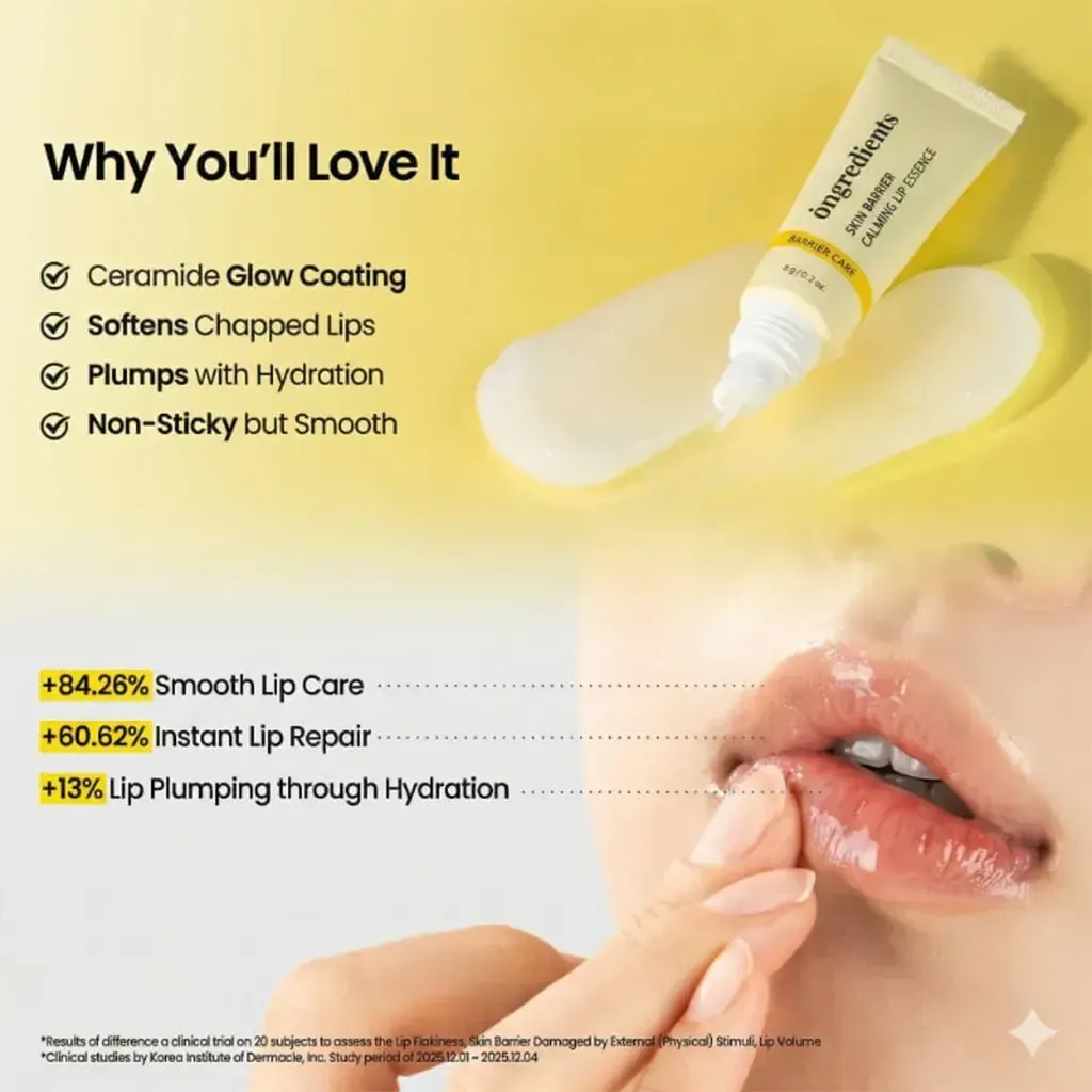 JuzBeauty_JuzBeautyMalaysia_JuzPretty_Authentic_Kbeauty_Malaysia_Skin_Care_Cosmetics_K-beauty_Health_Care_korean_streetwear_ONGREDIENTS Skin Barrier Calming Lip Essence 肌肤屏障保湿唇部精华5