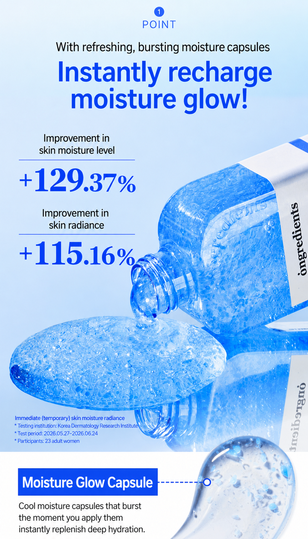 JuzBeauty_JuzBeautyMalaysia_JuzPretty_Authentic_Kbeauty_Malaysia_Skin_Care_Cosmetics_K-beauty_Health_Care_korean_streetwear_ONGREDIENTS Bakuglow Capsule Lotion 降温收毛孔发光提亮胶囊乳液
