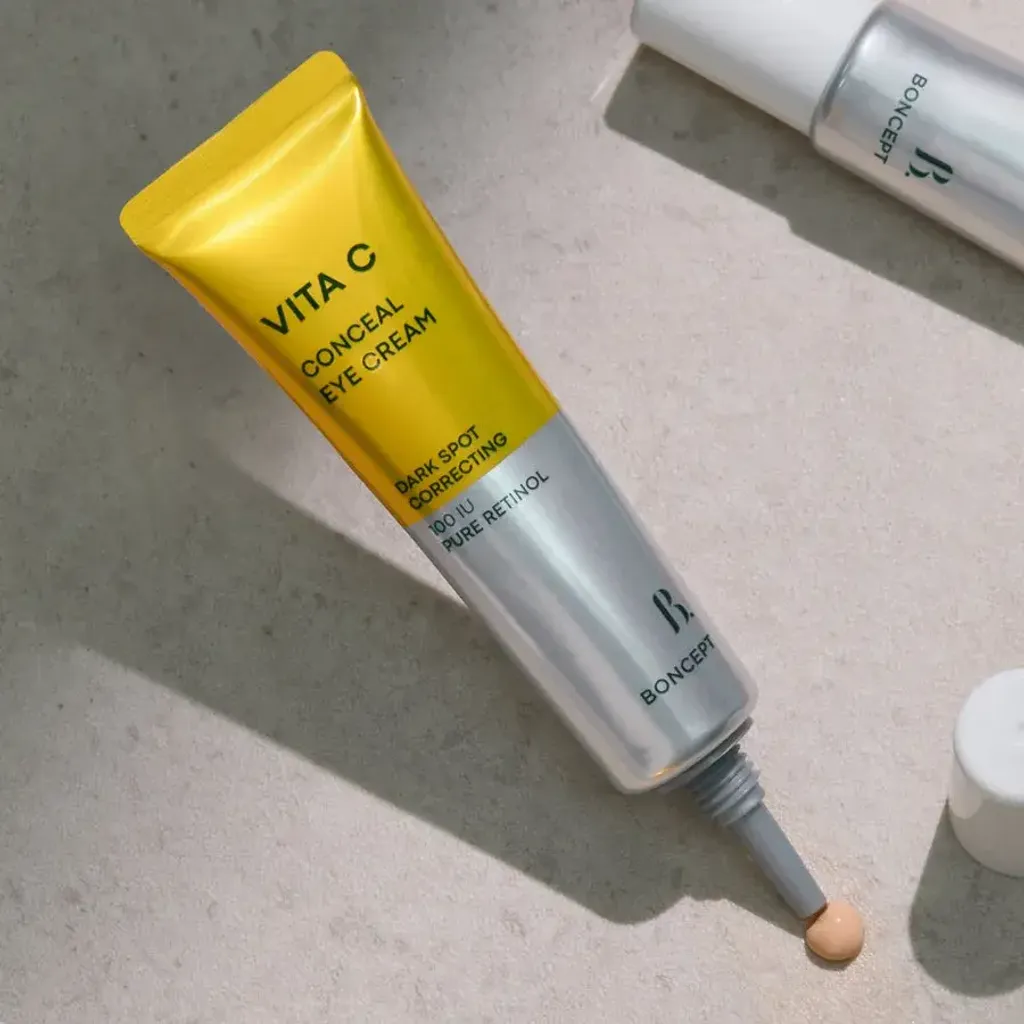 JuzBeauty_JuzBeautyMalaysia_JuzPretty_Authentic_Kbeauty_Malaysia_Skin_Care_Cosmetics_K-beauty_Health_Care_korean_streetwear_BONCEPT Vita C Conceal Eye Cream 维C美白遮瑕去黑眼圈眼霜1