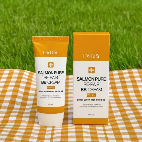 JuzBeauty_JuzBeautyMalaysia_JuzPretty_Authentic_Kbeauty_Malaysia_Skin_Care_Cosmetics_K-beauty_Health_Care_korean_streetwear_LAYDAY Salmon Pure Re-Pair BB Cream 鲑鱼修护BB霜1
