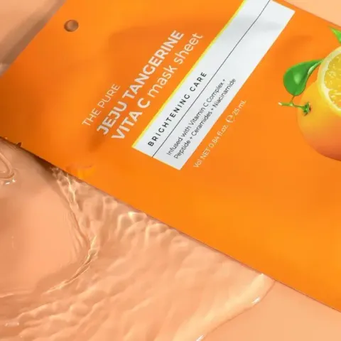 JuzBeauty_JuzBeautyMalaysia_JuzPretty_Authentic_Kbeauty_Malaysia_Skin_Care_Cosmetics_K-beauty_Health_Care_korean_streetwear_PRETTYSKIN The Pure Jeju Tangerine Vita C Mask 济州柑橘焕亮维C面膜2