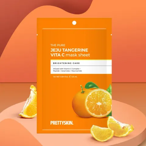 JuzBeauty_JuzBeautyMalaysia_JuzPretty_Authentic_Kbeauty_Malaysia_Skin_Care_Cosmetics_K-beauty_Health_Care_korean_streetwear_PRETTYSKIN The Pure Jeju Tangerine Vita C Mask 济州柑橘焕亮维C面膜5
