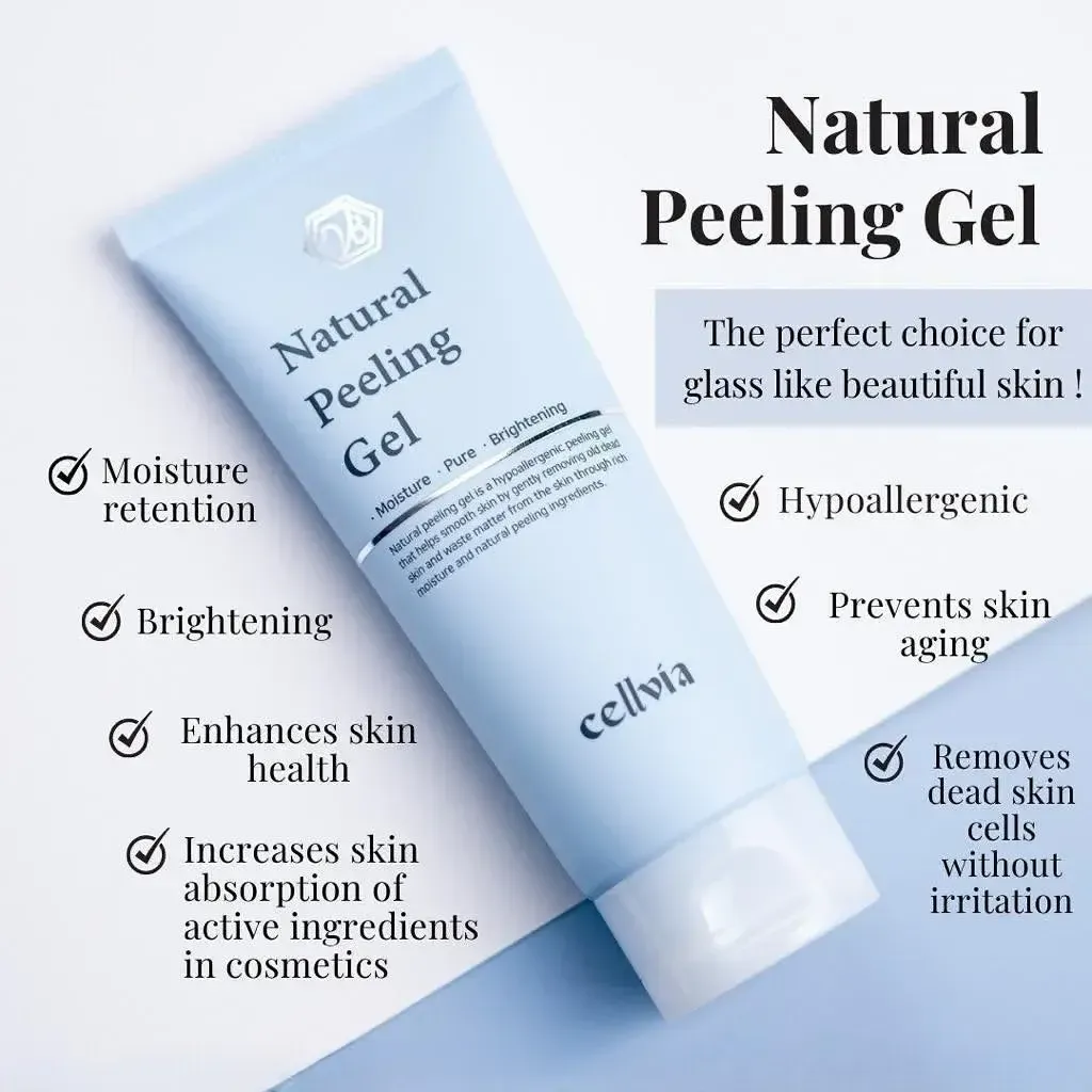 JuzBeauty_JuzBeautyMalaysia_JuzPretty_Authentic_Kbeauty_Malaysia_Skin_Care_Cosmetics_K-beauty_Health_Care_korean_streetwear_CELLVIA Natural Peeling Gel 天然去角质啫喱1