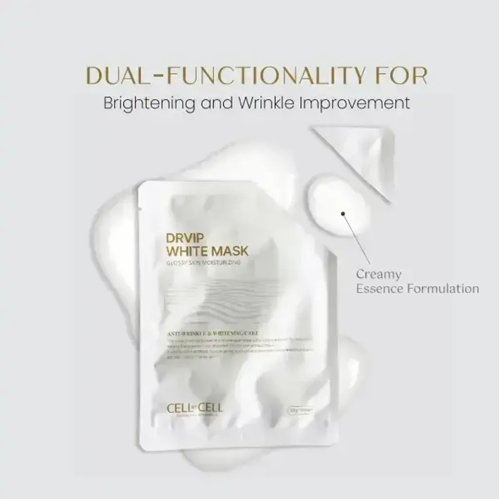JuzBeauty_JuzBeautyMalaysia_JuzPretty_Authentic_Kbeauty_Malaysia_Skin_Care_Cosmetics_K-beauty_Health_Care_korean_streetwear_CELLBYCELL Cell by Cell DR.VIP White Mask 美白面膜2