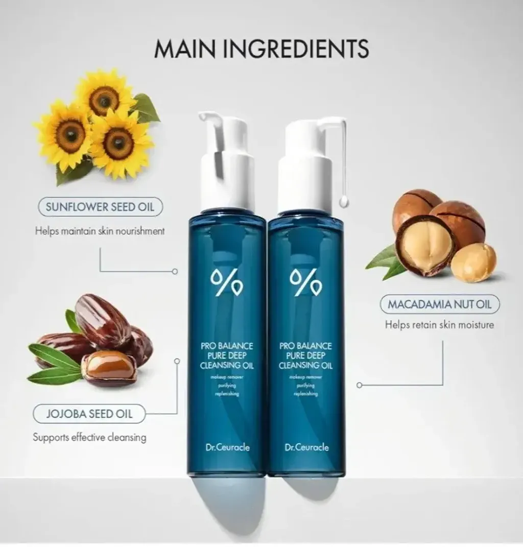 JuzBeauty_JuzBeautyMalaysia_JuzPretty_Authentic_Kbeauty_Malaysia_Skin_Care_Cosmetics_K-beauty_Health_Care_korean_streetwear_DR CEURACLE Pro Balance Pure Cleansing Oil 纯净卸妆油7