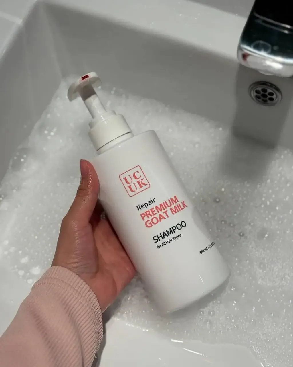 JuzBeauty_JuzBeautyMalaysia_JuzPretty_Authentic_Kbeauty_Malaysia_Skin_Care_Cosmetics_K-beauty_Health_Care_korean_streetwear_UCUK Premium Goat Milk Repair Shampoo 牛油果山羊奶洗发水
