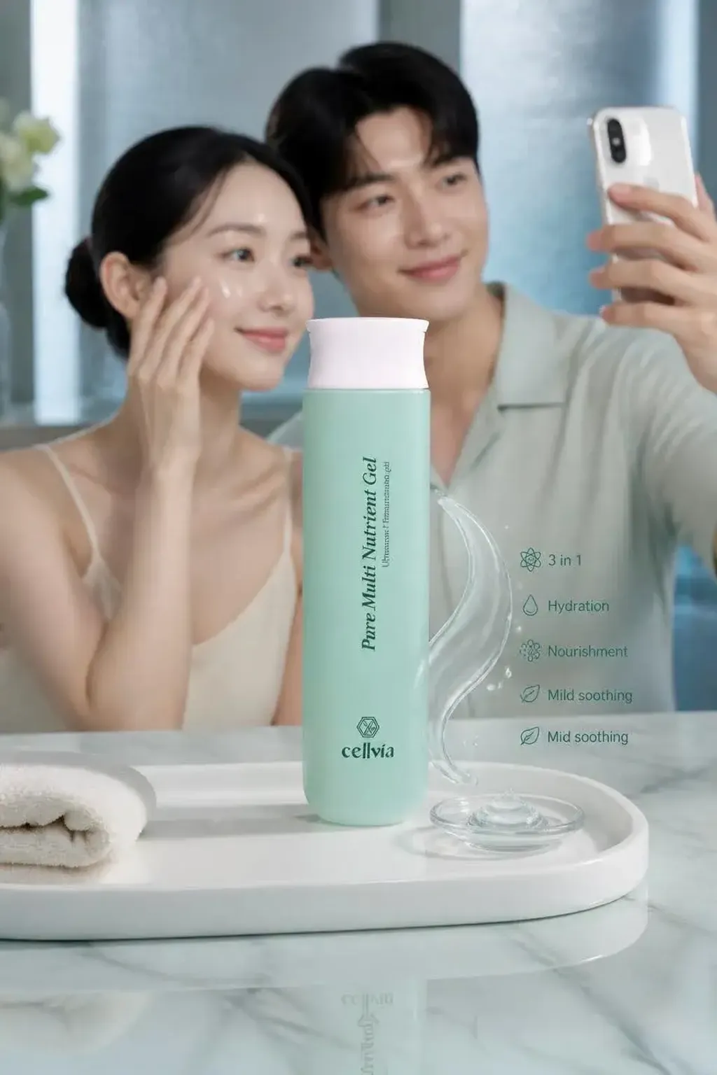 JuzBeauty_JuzBeautyMalaysia_JuzPretty_Authentic_Kbeauty_Malaysia_Skin_Care_Cosmetics_K-beauty_Health_Care_korean_streetwear_CELLVIA Pure Multi Nutrient Gel 多重营养按摩凝胶1