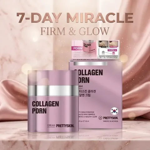 JuzBeauty_JuzBeautyMalaysia_JuzPretty_Authentic_Kbeauty_Malaysia_Skin_Care_Cosmetics_K-beauty_Health_Care_korean_streetwear_PRETTYSKIN Collagen PDRN Cream 胶原蛋白PDRN面霜2