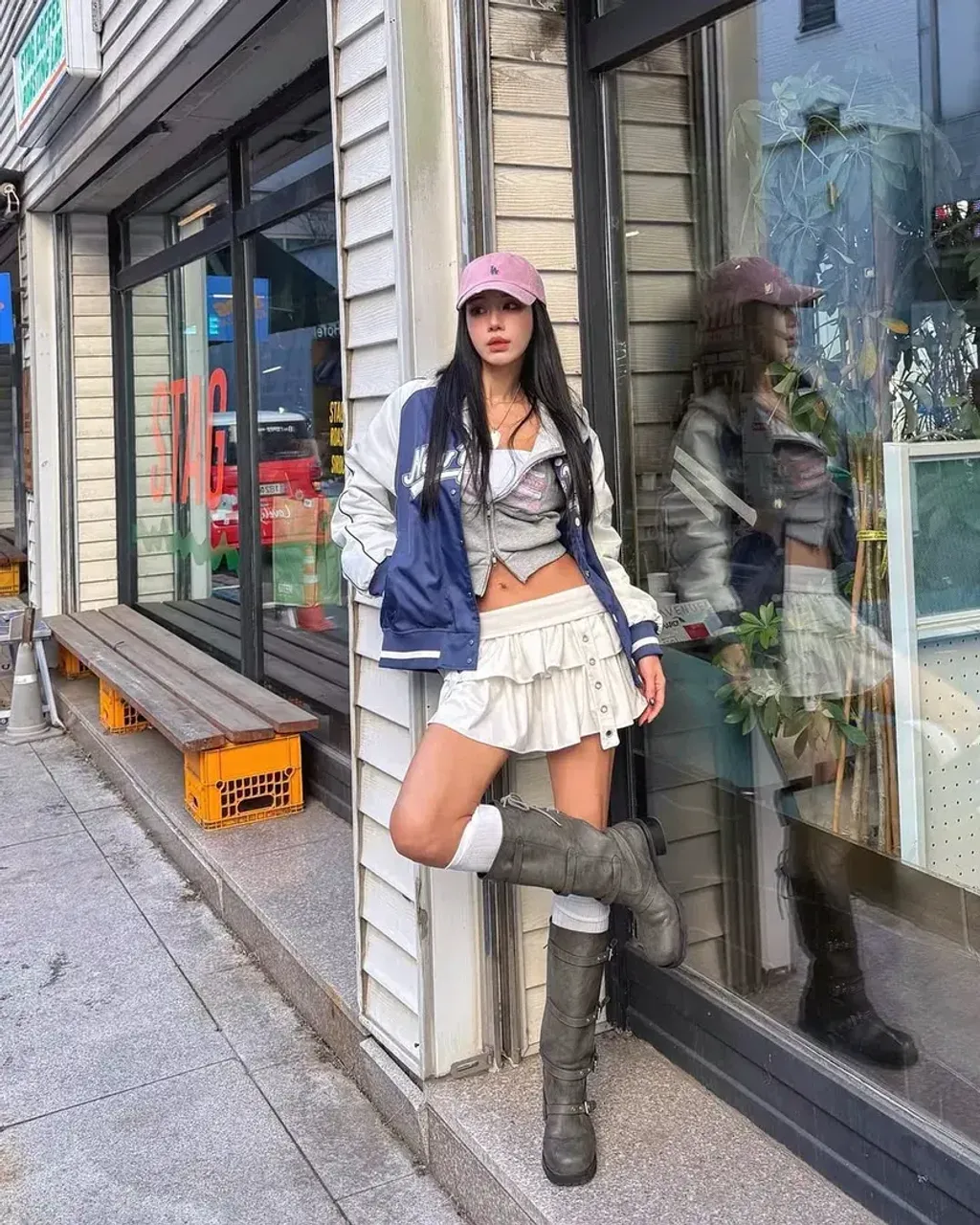 JuzBeauty_JuzBeautyMalaysia_JuzPretty_Authentic_Kbeauty_Malaysia_Skin_Care_Cosmetics_K-beauty_Health_Care_korean_streetwear_MLB Vintage Nano Unstructured Ball Cap 3ACPB096N 帽21