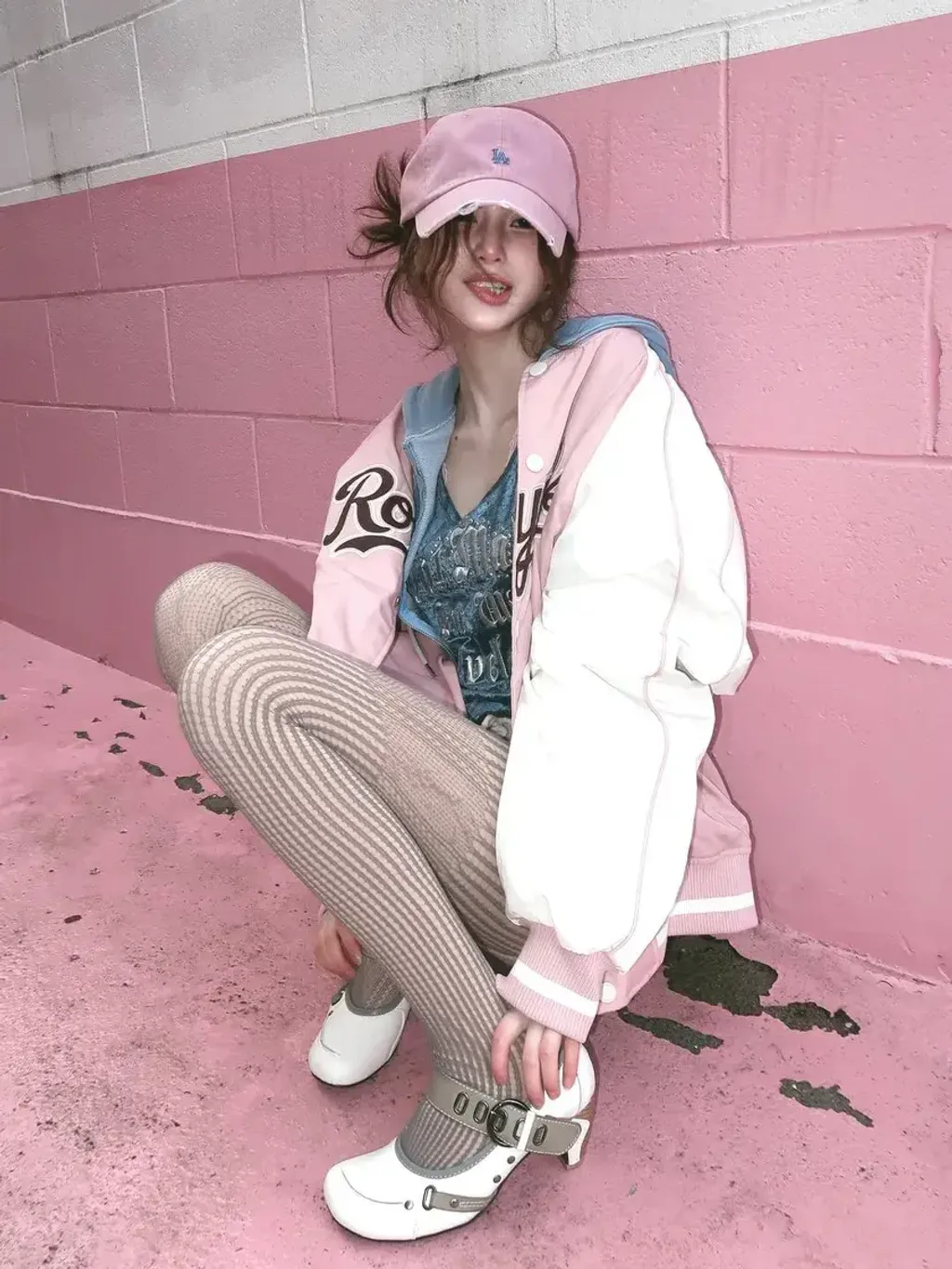 JuzBeauty_JuzBeautyMalaysia_JuzPretty_Authentic_Kbeauty_Malaysia_Skin_Care_Cosmetics_K-beauty_Health_Care_korean_streetwear_MLB Vintage Nano Unstructured Ball Cap 3ACPB096N 帽22