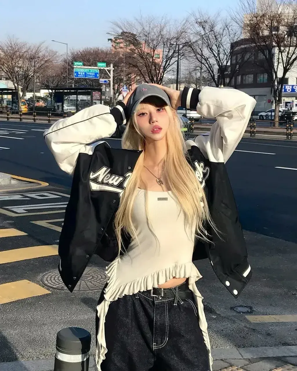 JuzBeauty_JuzBeautyMalaysia_JuzPretty_Authentic_Kbeauty_Malaysia_Skin_Care_Cosmetics_K-beauty_Health_Care_korean_streetwear_MLB Vintage Nano Unstructured Ball Cap 3ACPB096N 帽23