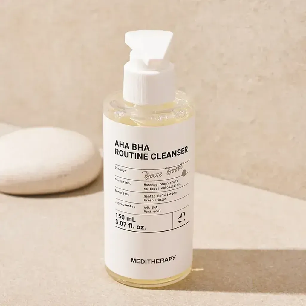 JuzBeauty_JuzBeautyMalaysia_JuzPretty_Authentic_Kbeauty_Malaysia_Skin_Care_Cosmetics_K-beauty_Health_Care_korean_streetwear_MEDITHERAPY AHA BHA Routine Cleanser 果酸水杨酸焕肤洁面乳5