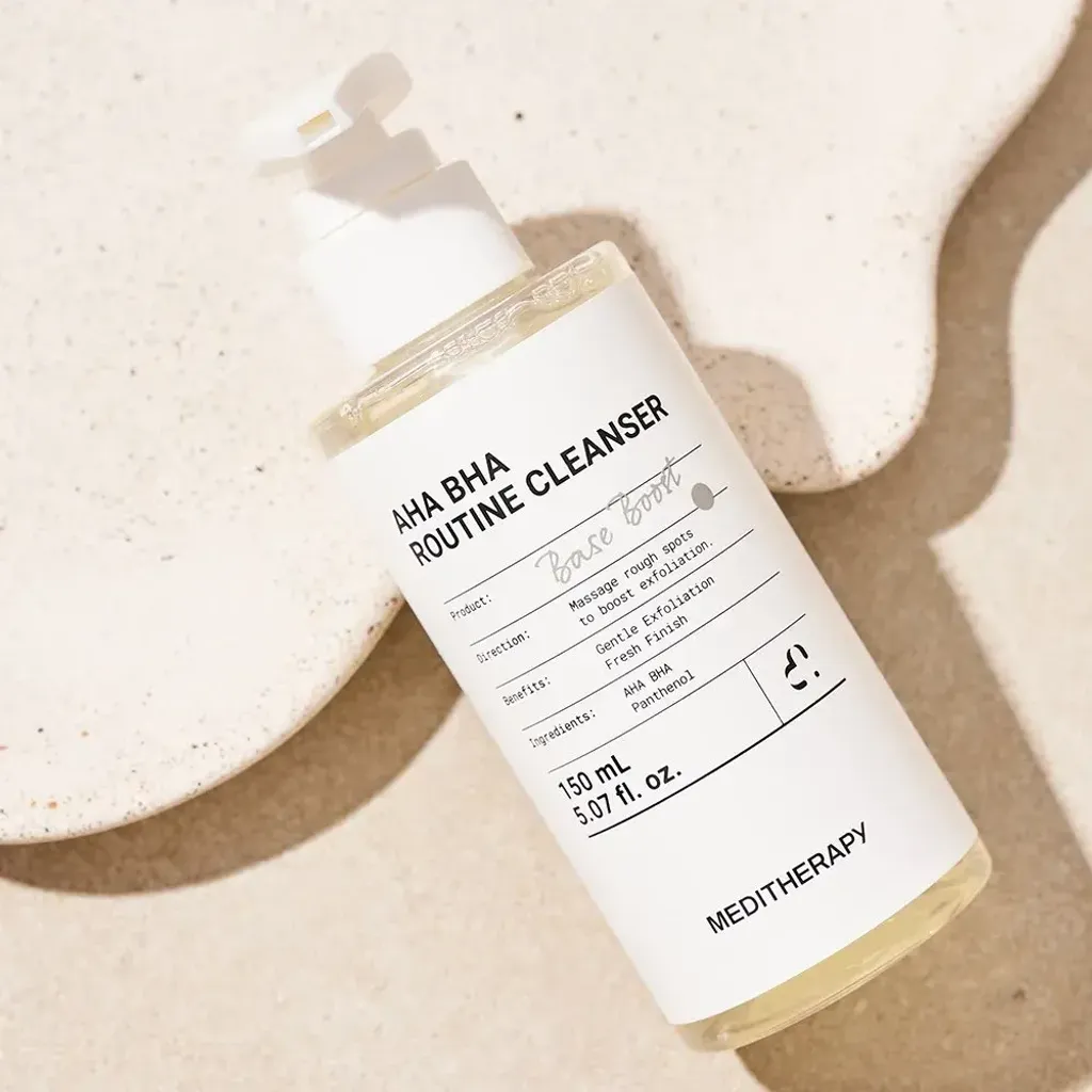 JuzBeauty_JuzBeautyMalaysia_JuzPretty_Authentic_Kbeauty_Malaysia_Skin_Care_Cosmetics_K-beauty_Health_Care_korean_streetwear_MEDITHERAPY AHA BHA Routine Cleanser 果酸水杨酸焕肤洁面乳9