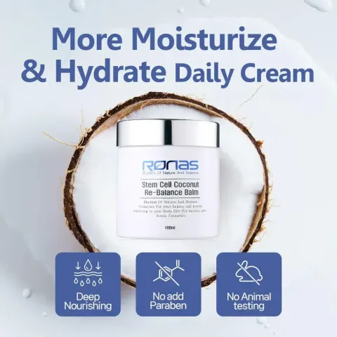 JuzBeauty_JuzBeautyMalaysia_JuzPretty_Authentic_Kbeauty_Malaysia_Skin_Care_Cosmetics_K-beauty_Health_Care_korean_streetwear_RONAS Stem Cell Coconut Re-balance Balm 柔娜丝细胞修护水润面霜2