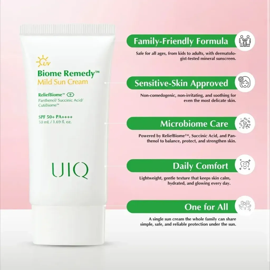 JuzBeauty_JuzBeautyMalaysia_JuzPretty_Authentic_Kbeauty_Malaysia_Skin_Care_Cosmetics_K-beauty_Health_Care_korean_streetwear_UIQ Biome Remedy Mild Sun Cream 修护温和防晒霜10