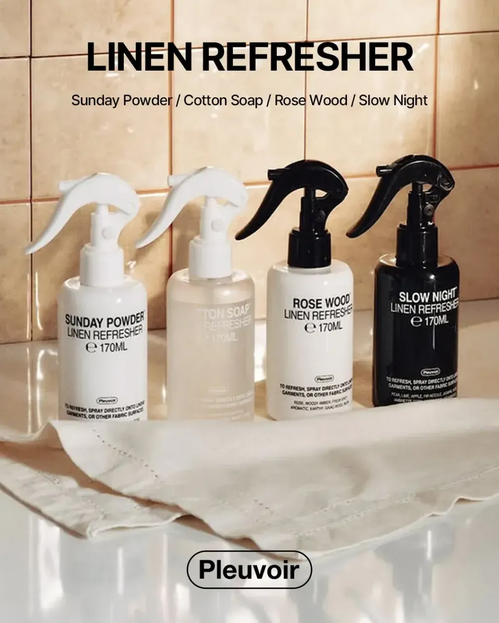 JuzBeauty_JuzBeautyMalaysia_JuzPretty_Authentic_Kbeauty_Malaysia_Skin_Care_Cosmetics_K-beauty_Health_Care_korean_streetwear_PLEUVOIR Linen Spray Fabric Deodorizer 衣物除臭香氛喷雾1