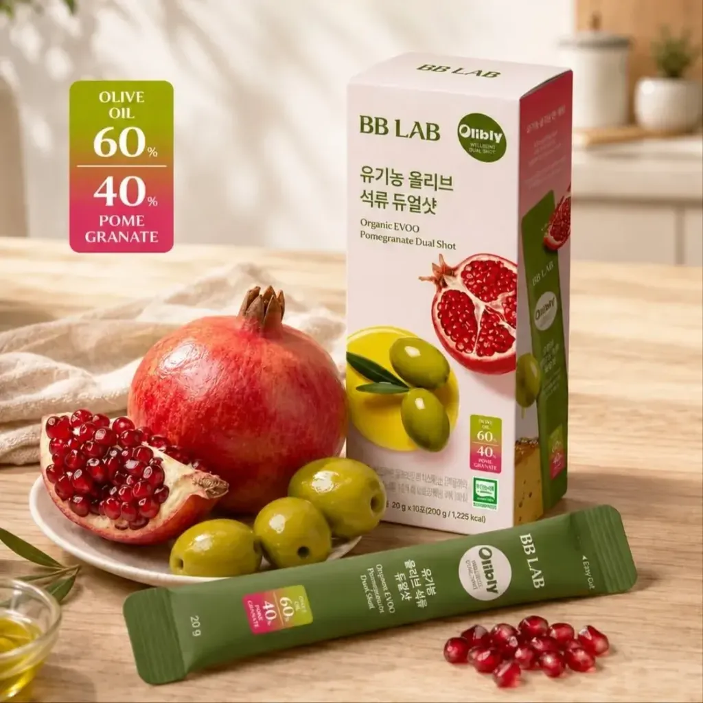 JuzBeauty_JuzBeautyMalaysia_JuzPretty_Authentic_Kbeauty_Malaysia_Skin_Care_Cosmetics_K-beauty_Health_Care_korean_streetwear_BB LAB Organic Olive Pomegranate Dual Shot BBLAB 有机橄榄石榴双效饮2