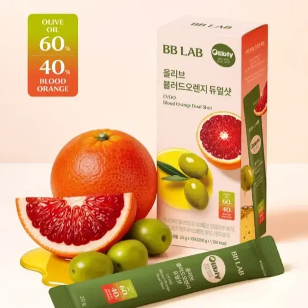 JuzBeauty_JuzBeautyMalaysia_JuzPretty_Authentic_Kbeauty_Malaysia_Skin_Care_Cosmetics_K-beauty_Health_Care_korean_streetwear_Nutrione BB LAB Organic Olive Blood Orange Dual Shot BBLAB 有机橄榄血橙双效饮3