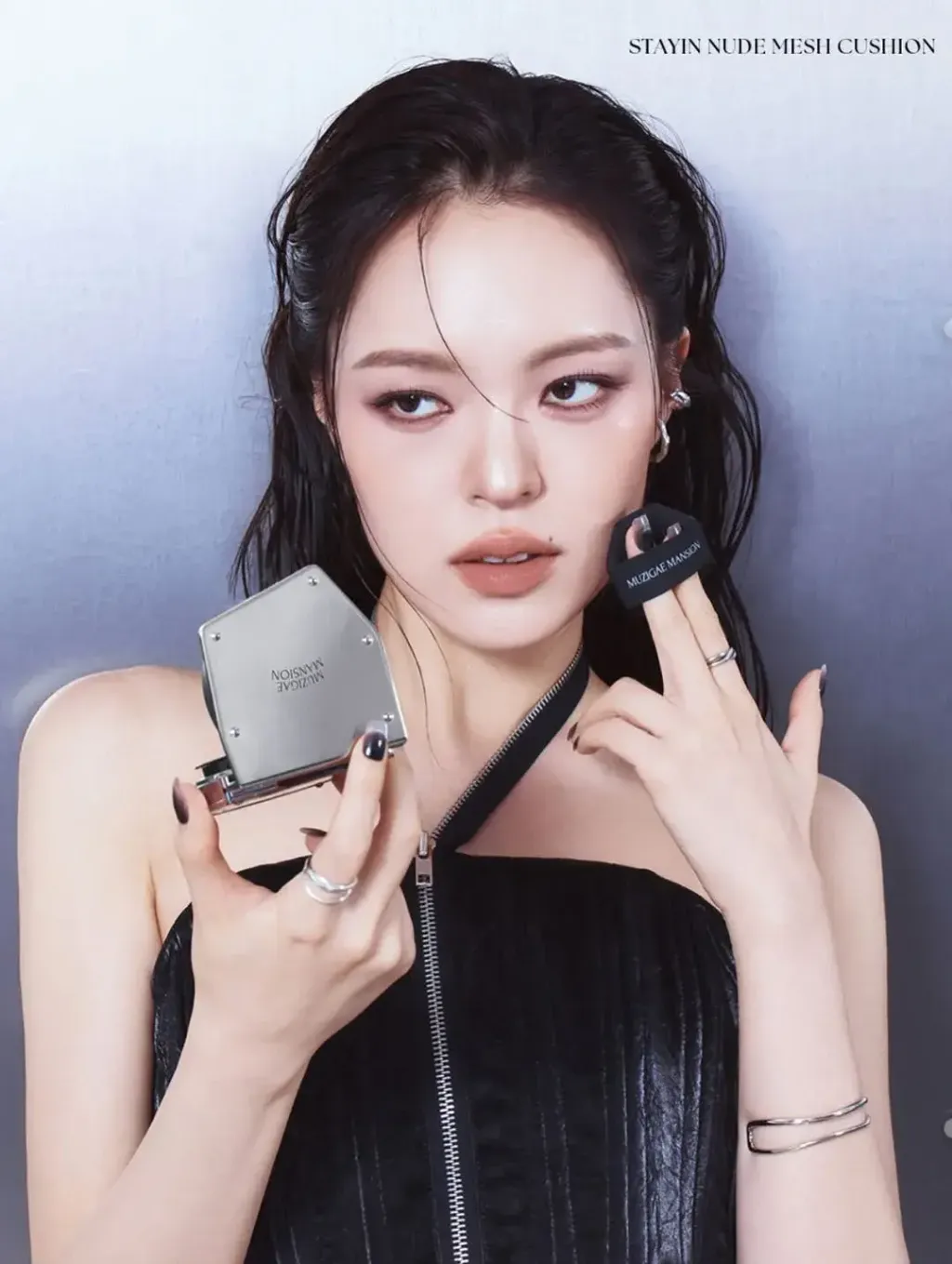 JuzBeauty_JuzBeautyMalaysia_JuzPretty_Authentic_Kbeauty_Malaysia_Skin_Care_Cosmetics_K-beauty_Health_Care_korean_streetwear_MUZIGAE MANSION Stay In Nude Mesh Cushion 时尚感型格雾面气垫5