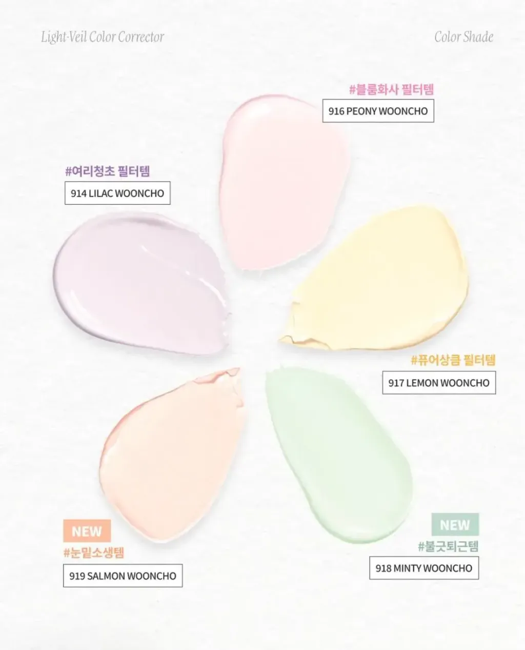 JuzBeauty_JuzBeautyMalaysia_JuzPretty_Authentic_Kbeauty_Malaysia_Skin_Care_Cosmetics_K-beauty_Health_Care_korean_streetwear_Dinto WoonCho Light Veil Color Corrector 云樵轻纱提亮校色液1