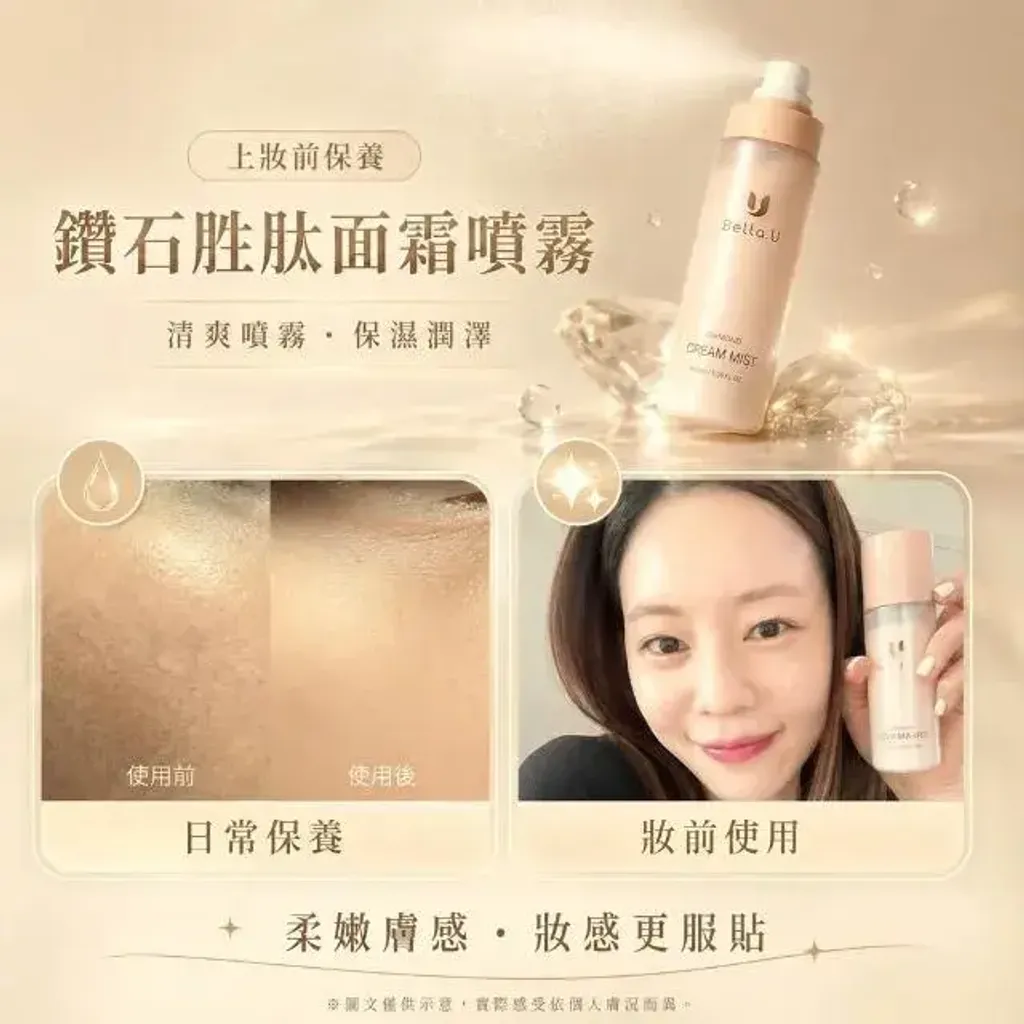 JuzBeauty_JuzBeautyMalaysia_JuzPretty_Authentic_Kbeauty_Malaysia_Skin_Care_Cosmetics_K-beauty_Health_Care_korean_streetwear_BELLO.U Diamond Cream Mist 钻石胜肽面霜喷雾9