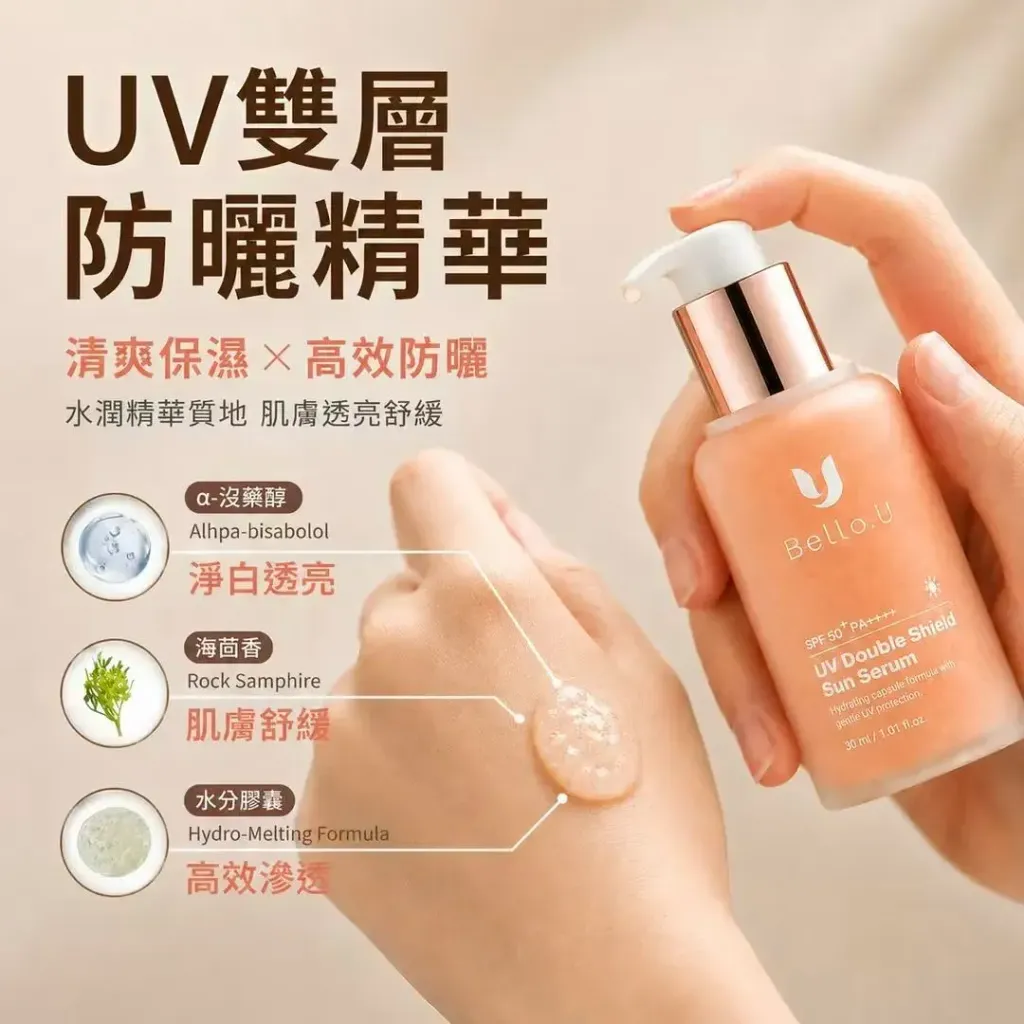 JuzBeauty_JuzBeautyMalaysia_JuzPretty_Authentic_Kbeauty_Malaysia_Skin_Care_Cosmetics_K-beauty_Health_Care_korean_streetwear_BELLO.U UV Double Shield Sun Serum BELLO U UV双重防护防晒精华7