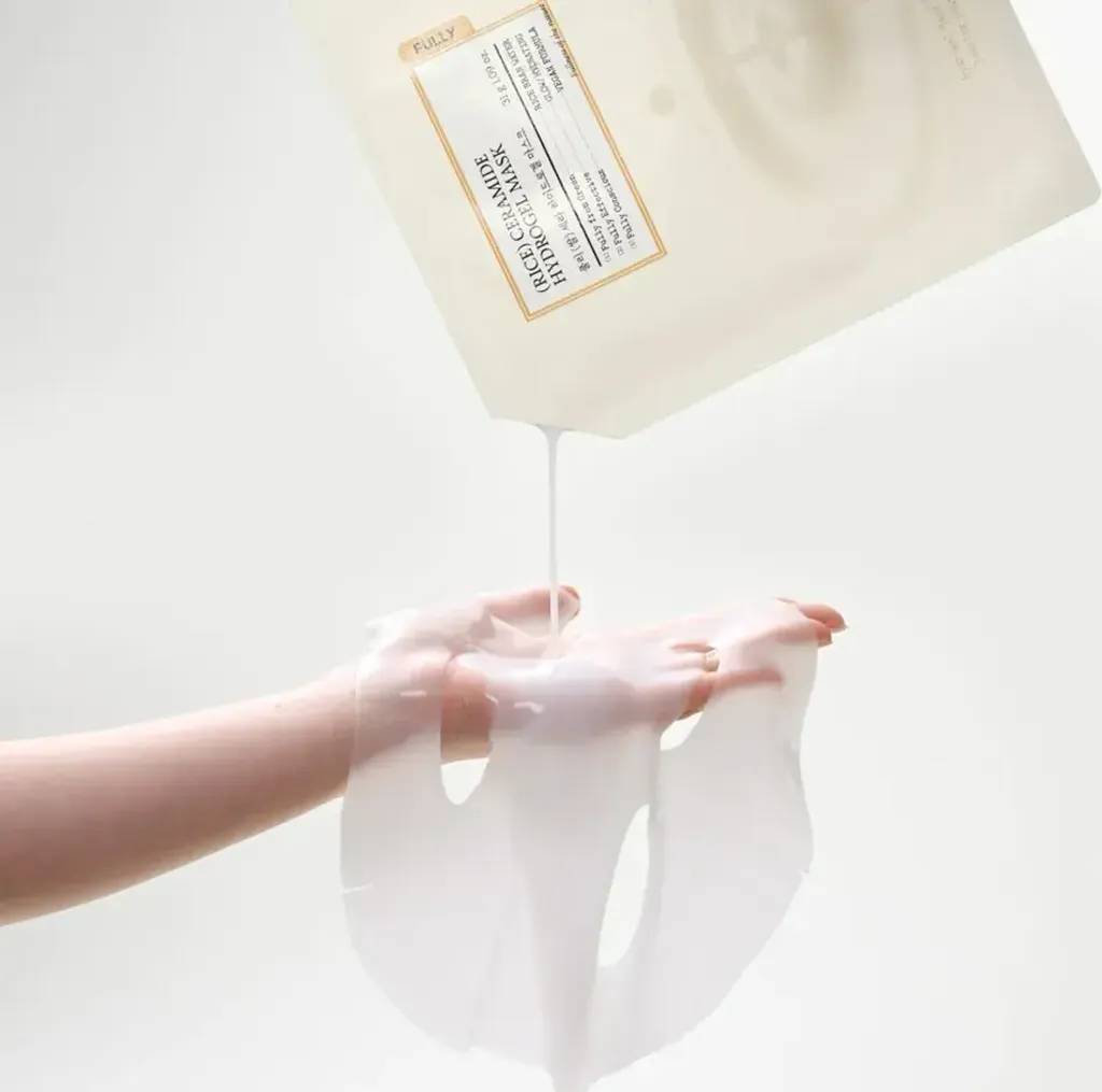 JuzBeauty_JuzBeautyMalaysia_JuzPretty_Authentic_Kbeauty_Malaysia_Skin_Care_Cosmetics_K-beauty_Health_Care_korean_streetwear_FULLY Rice Ceramide Hydrogel Mask 大米保湿凝胶面膜1