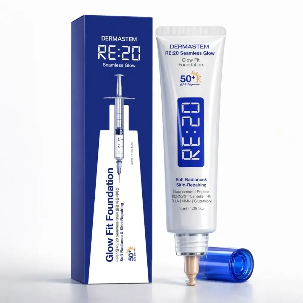 JuzBeauty_JuzBeautyMalaysia_JuzPretty_Authentic_Kbeauty_Malaysia_Skin_Care_Cosmetics_K-beauty_Health_Care_korean_streetwear_DERMASTEM RE:20 Seamless Glow Fit Foundation空气霜1