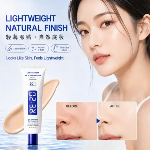 JuzBeauty_JuzBeautyMalaysia_JuzPretty_Authentic_Kbeauty_Malaysia_Skin_Care_Cosmetics_K-beauty_Health_Care_korean_streetwear_DERMASTEM RE:20 Seamless Glow Fit Foundation空气霜7