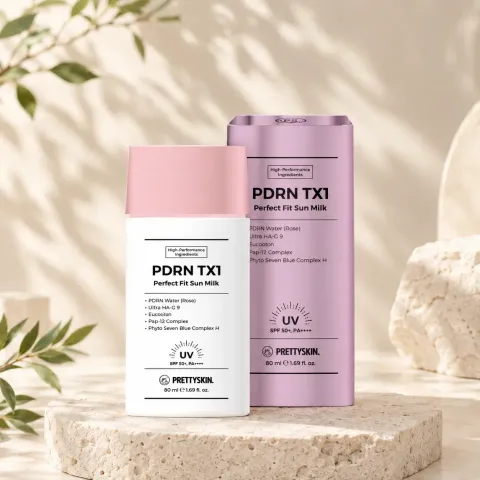 JuzBeauty_JuzBeautyMalaysia_JuzPretty_Authentic_Kbeauty_Malaysia_Skin_Care_Cosmetics_K-beauty_Health_Care_korean_streetwear_PRETTYSKIN PDRN TX1 Perfect Fit Sun Milk TX1完美贴合防晒乳