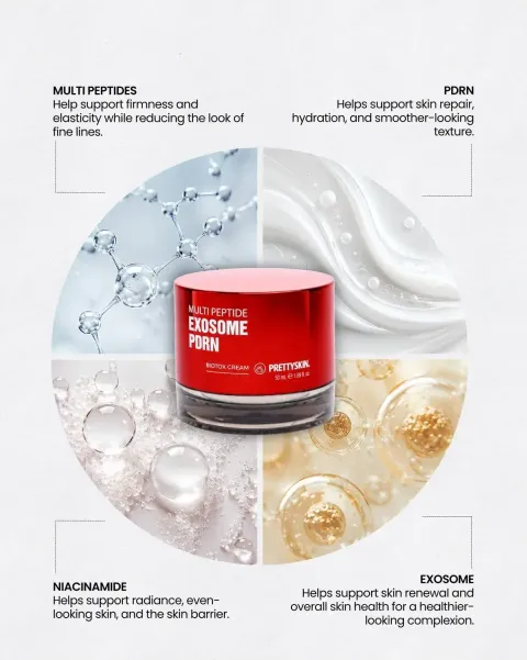 JuzBeauty_JuzBeautyMalaysia_JuzPretty_Authentic_Kbeauty_Malaysia_Skin_Care_Cosmetics_K-beauty_Health_Care_korean_streetwear_PRETTYSKIN Multi Peptide Exosome PDRN Biotox Cream 多肽外泌体PDRN面霜2