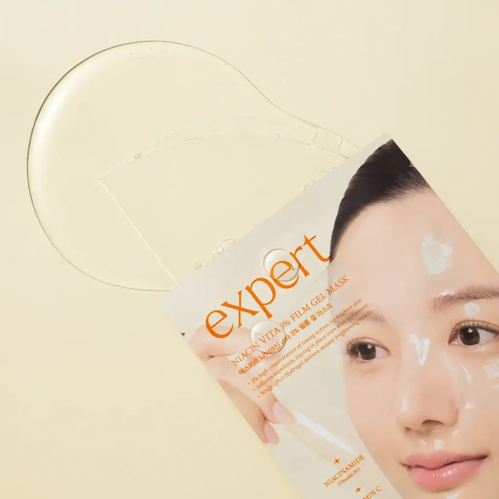 JuzBeauty_JuzBeautyMalaysia_JuzPretty_Authentic_Kbeauty_Malaysia_Skin_Care_Cosmetics_K-beauty_Health_Care_korean_streetwear_ARIUL Expert Niacin Vita 5 Film Gel Mask 专家烟酰胺维他命5膜感凝胶面膜5