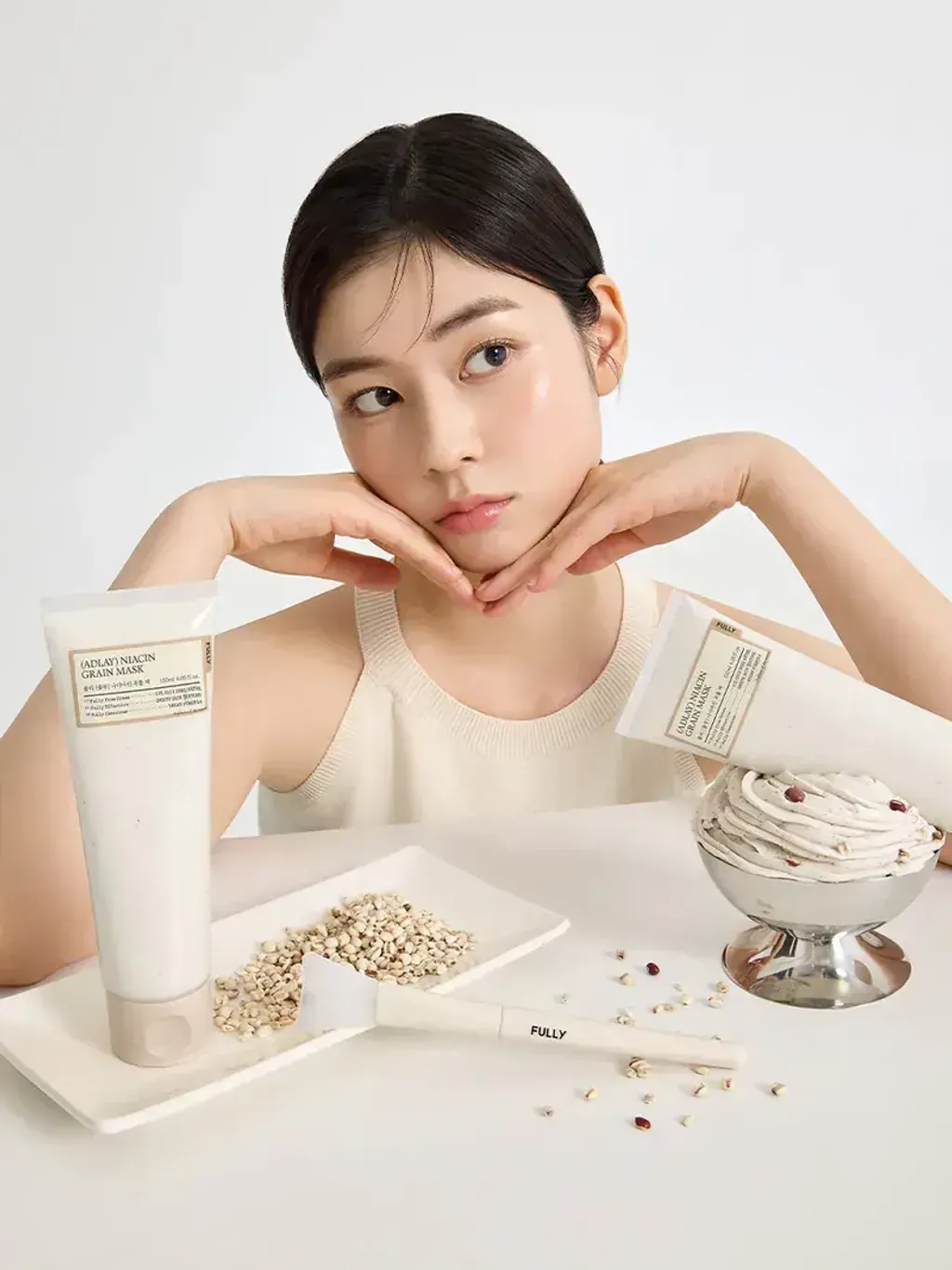 JuzBeauty_JuzBeautyMalaysia_JuzPretty_Authentic_Kbeauty_Malaysia_Skin_Care_Cosmetics_K-beauty_Health_Care_korean_streetwear_FULLY Adlay Niacin Grain Mask 薏仁烟酰胺谷物泥膜 3