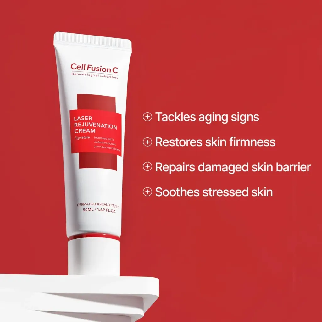 JuzBeauty_JuzBeautyMalaysia_JuzPretty_Authentic_Kbeauty_Malaysia_Skin_Care_Cosmetics_K-beauty_Health_Care_korean_streetwear_CELL FUSION C Laser Rejuvenation Cream Cica积雪草修护面霜1