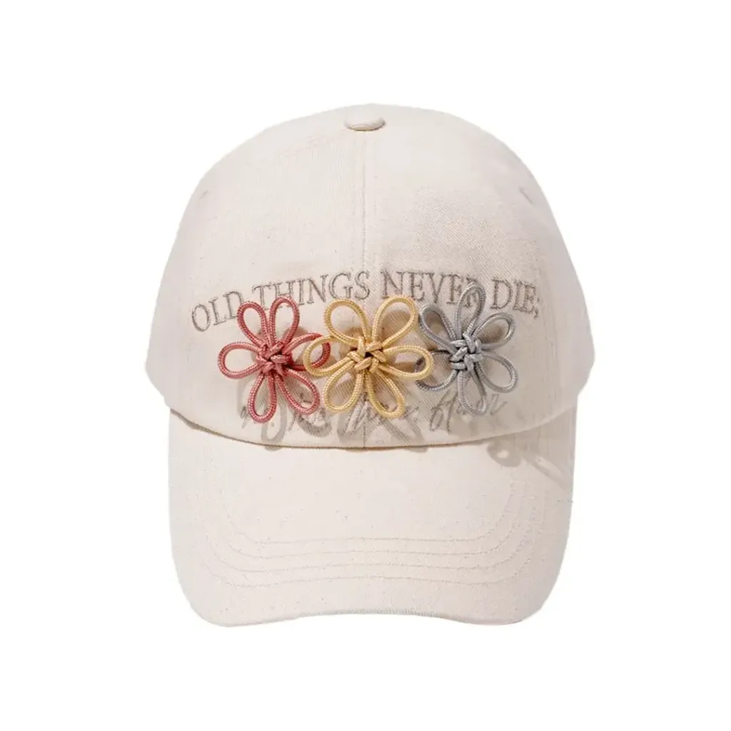 JuzBeauty_JuzBeautyMalaysia_JuzPretty_Authentic_Kbeauty_Malaysia_Skin_Care_Cosmetics_K-beauty_Health_Care_korean_streetwear_ONGO One, Two, Three, Flower Knot Cap 帽5