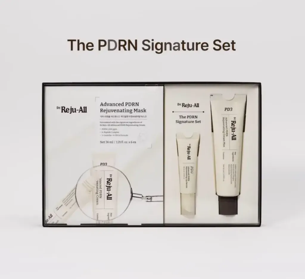 JuzBeauty_JuzBeautyMalaysia_JuzPretty_Authentic_Kbeauty_Malaysia_Skin_Care_Cosmetics_K-beauty_Health_Care_korean_streetwear_DR.REJU-ALL The PDRN Signature Set DR REJUALL PDRN 经典三件套 Cream Lip Serum Mask 3