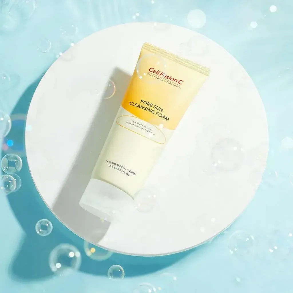 JuzBeauty_JuzBeautyMalaysia_JuzPretty_Authentic_Kbeauty_Malaysia_Skin_Care_Cosmetics_K-beauty_Health_Care_korean_streetwear_CELL FUSION C Pore Sun Cleansing Foam 秀肤生毛孔清洁洗面奶2