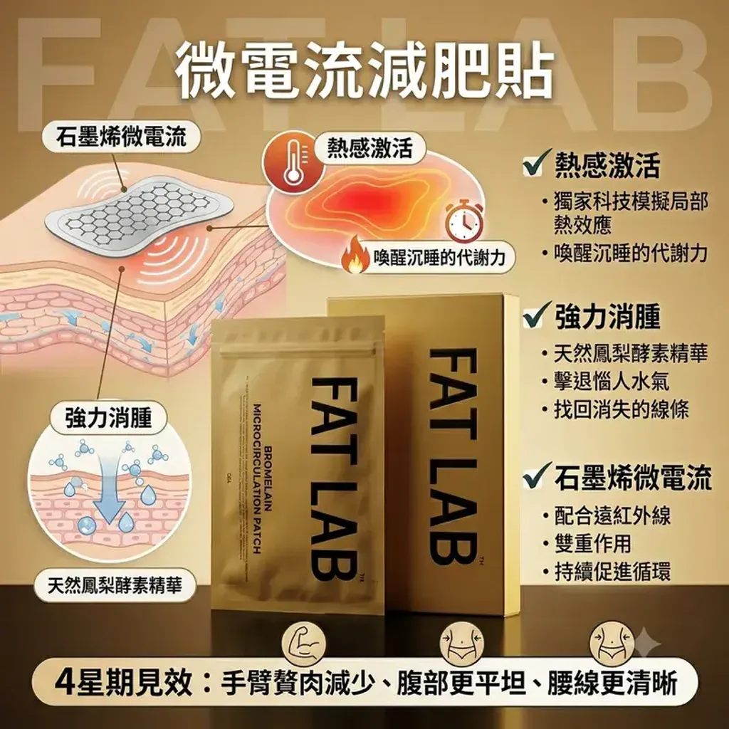 JuzBeauty_JuzBeautyMalaysia_JuzPretty_Authentic_Kbeauty_Malaysia_Skin_Care_Cosmetics_K-beauty_Health_Care_korean_streetwear_FATLAB Bromelain Microcirculation Patch 菠萝蛋白酶微循环贴片5