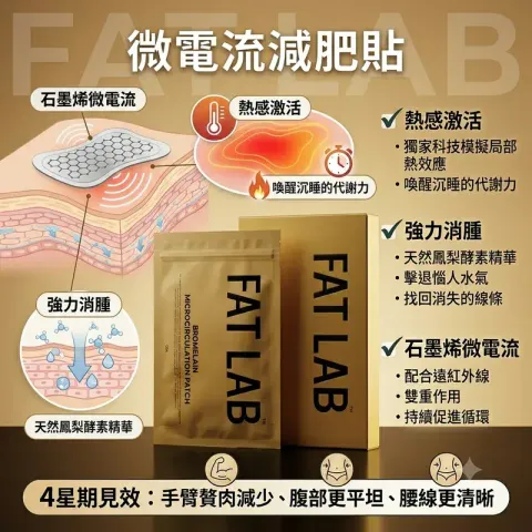 JuzBeauty_JuzBeautyMalaysia_JuzPretty_Authentic_Kbeauty_Malaysia_Skin_Care_Cosmetics_K-beauty_Health_Care_korean_streetwear_FATLAB Bromelain Microcirculation Patch 菠萝蛋白酶微循环贴片5