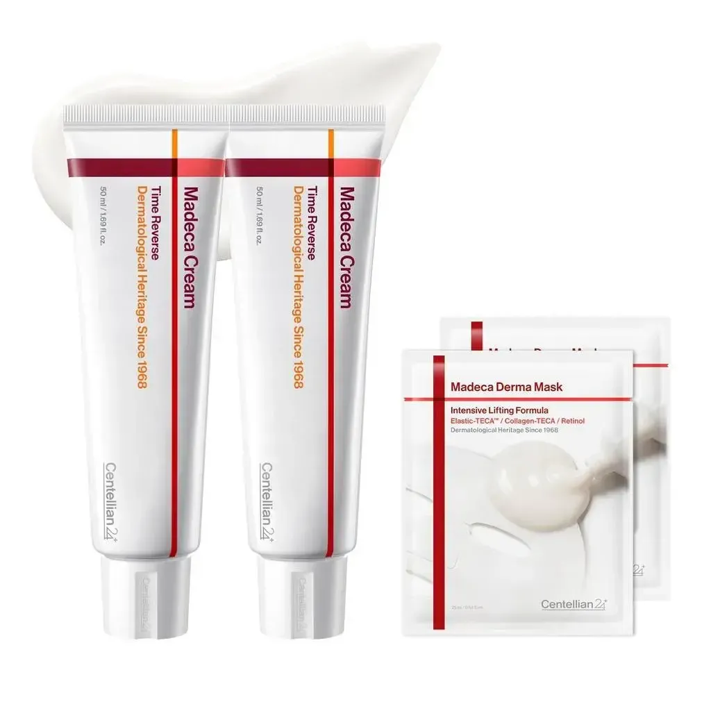 JuzBeauty_JuzBeautyMalaysia_JuzPretty_Authentic_Kbeauty_Malaysia_Skin_Care_Cosmetics_K-beauty_Health_Care_korean_streetwear_CENTELLIAN24 Madeca Cream Time Reverse Special Set CENTELLIAN 24 积雪草修护面霜尊享套装9