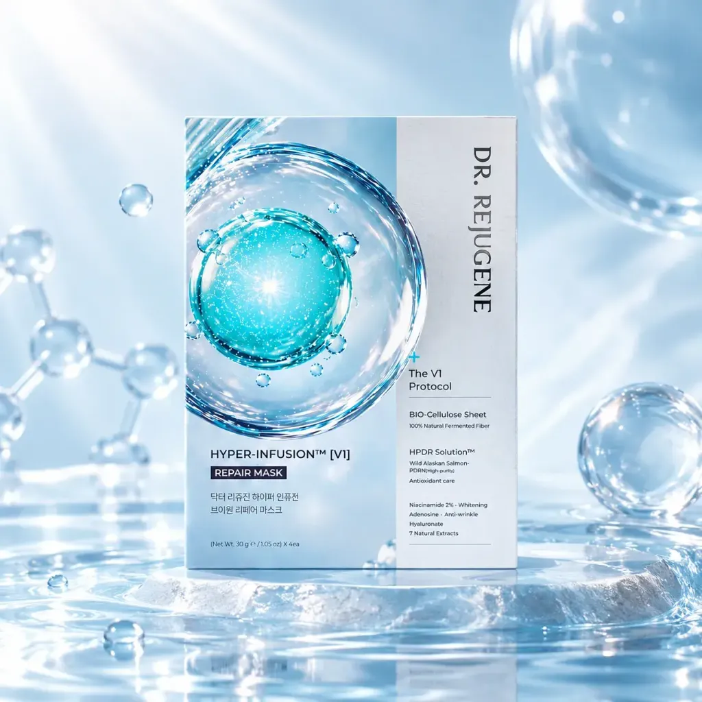 JuzBeauty_JuzBeautyMalaysia_JuzPretty_Authentic_Kbeauty_Malaysia_Skin_Care_Cosmetics_K-beauty_Health_Care_korean_streetwear_DRREJUGENE Hyper-infusion V1 Repair Mask DR REJUGENE V1高效焕活修护面膜 