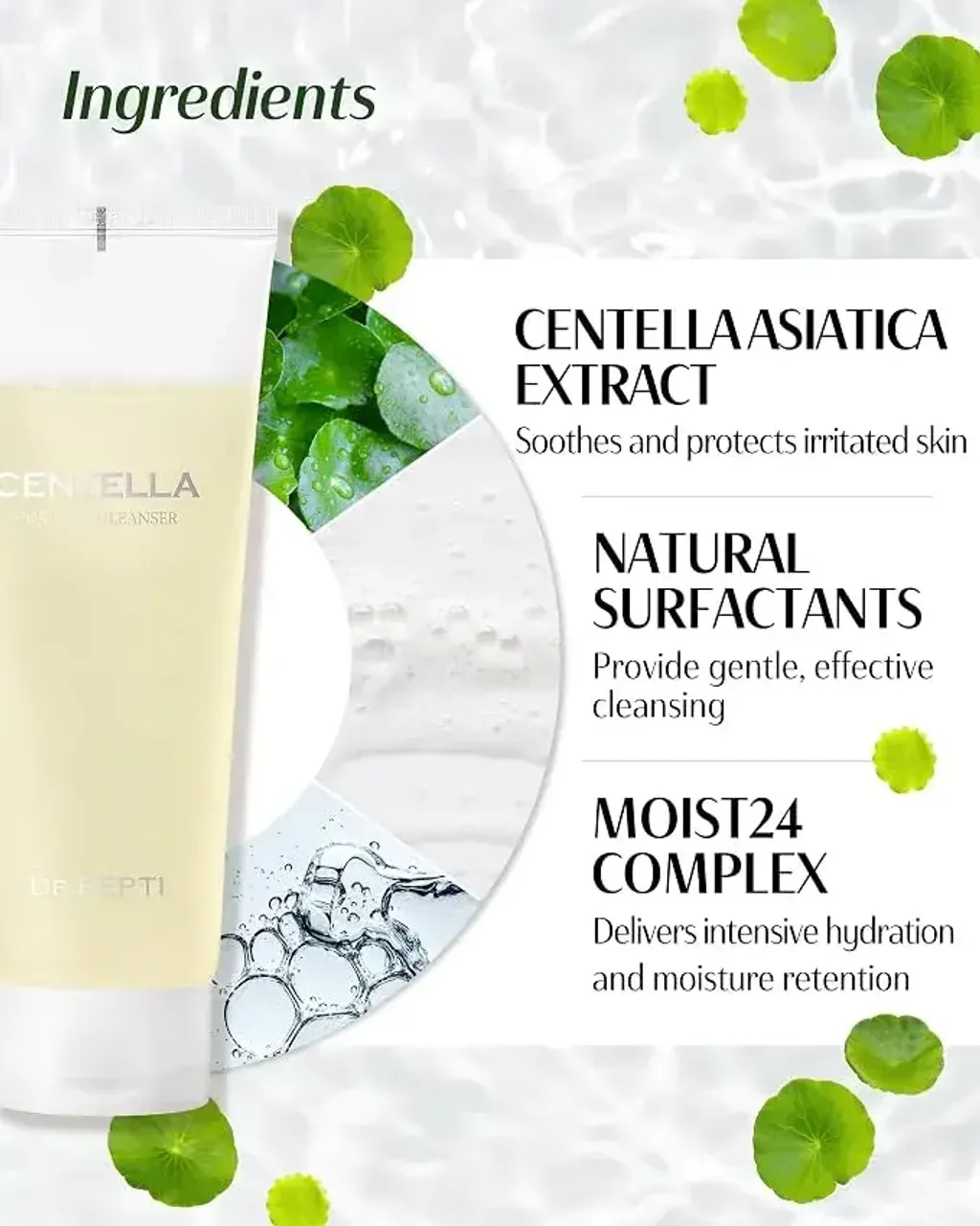 JuzBeauty_JuzBeautyMalaysia_JuzPretty_Authentic_Kbeauty_Malaysia_Skin_Care_Cosmetics_K-beauty_Health_Care_korean_streetwear_DR PEPTI Centella Pure Gel Cleanser 积雪草纯净洁面啫喱3
