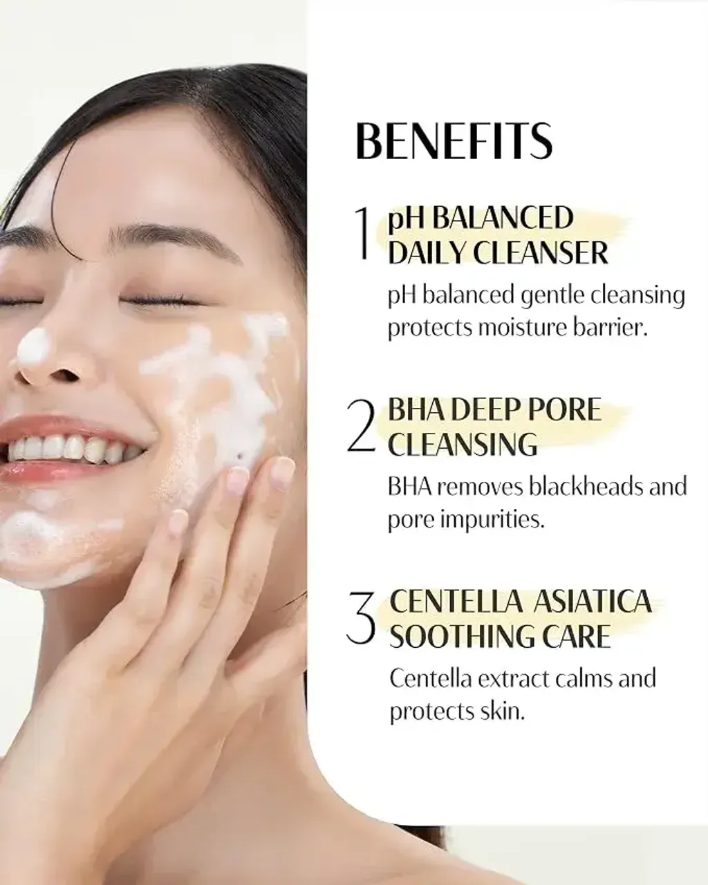 JuzBeauty_JuzBeautyMalaysia_JuzPretty_Authentic_Kbeauty_Malaysia_Skin_Care_Cosmetics_K-beauty_Health_Care_korean_streetwear_DR PEPTI Centella Pure Gel Cleanser 积雪草纯净洁面啫喱5